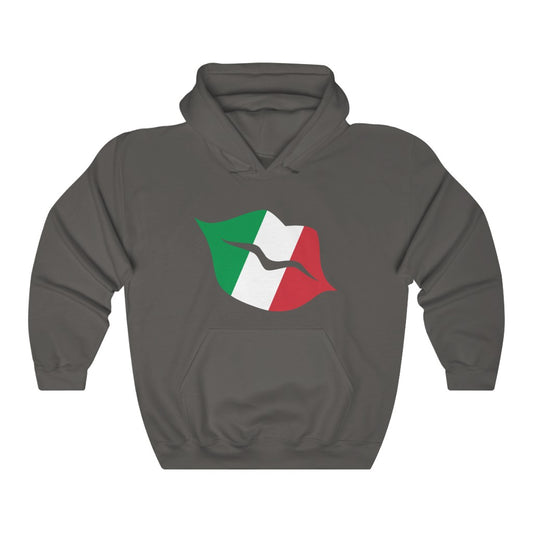 Italy Lips Flag Hoodie Sweatshirt - Unisex