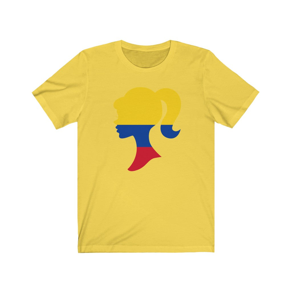 Colombia Girl Flag Premium Tee - Unisex