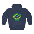 Brazil Lady Flag Hoodie Sweatshirt - Unisex