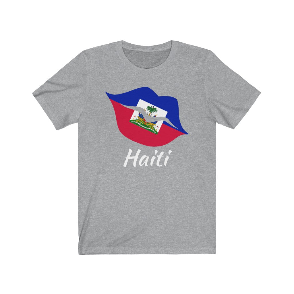 Haiti Lips Flag Premium Tee 2 - Unisex