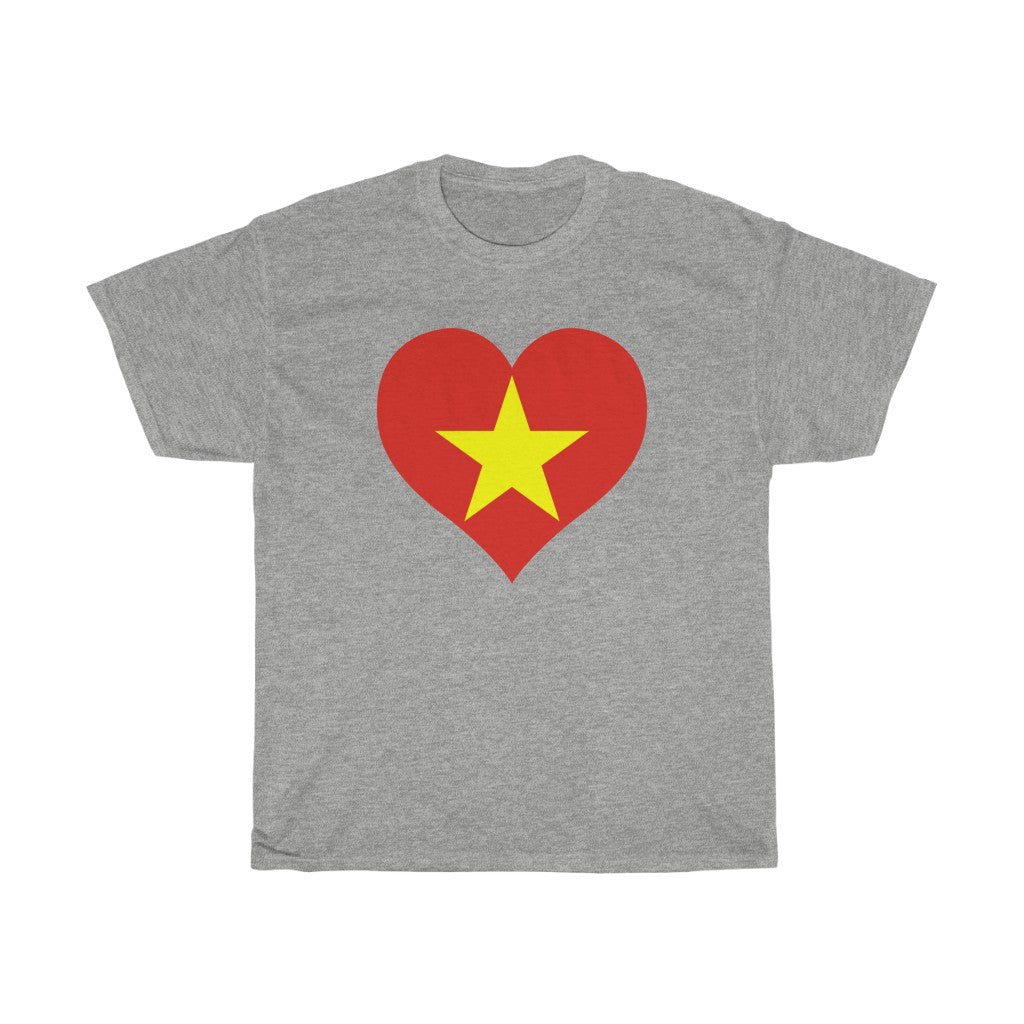 Vietnam Heart Flag Standard Tee - Unisex