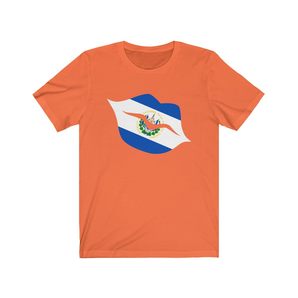 El Salvador Lips Flag Premium Tee - Unisex