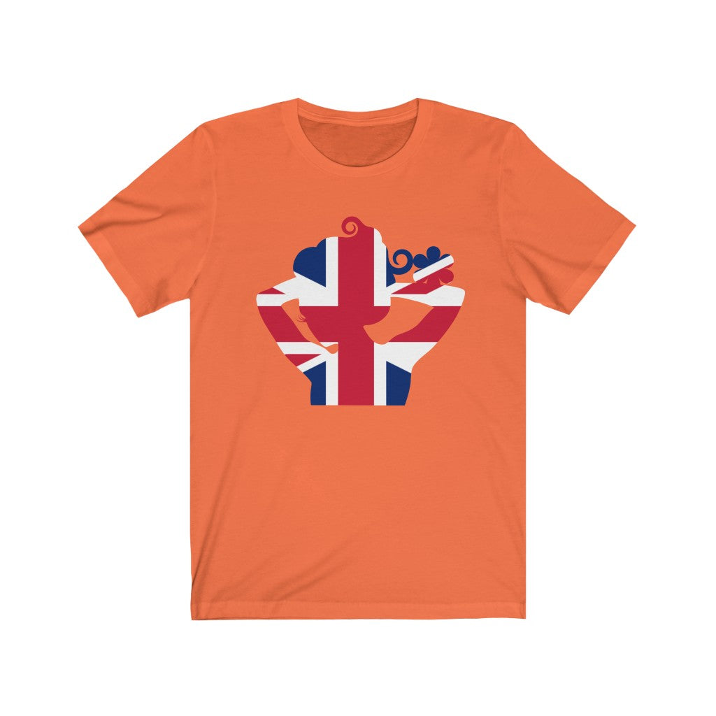 United Kingdom Lady Flag Premium Tee - Unisex