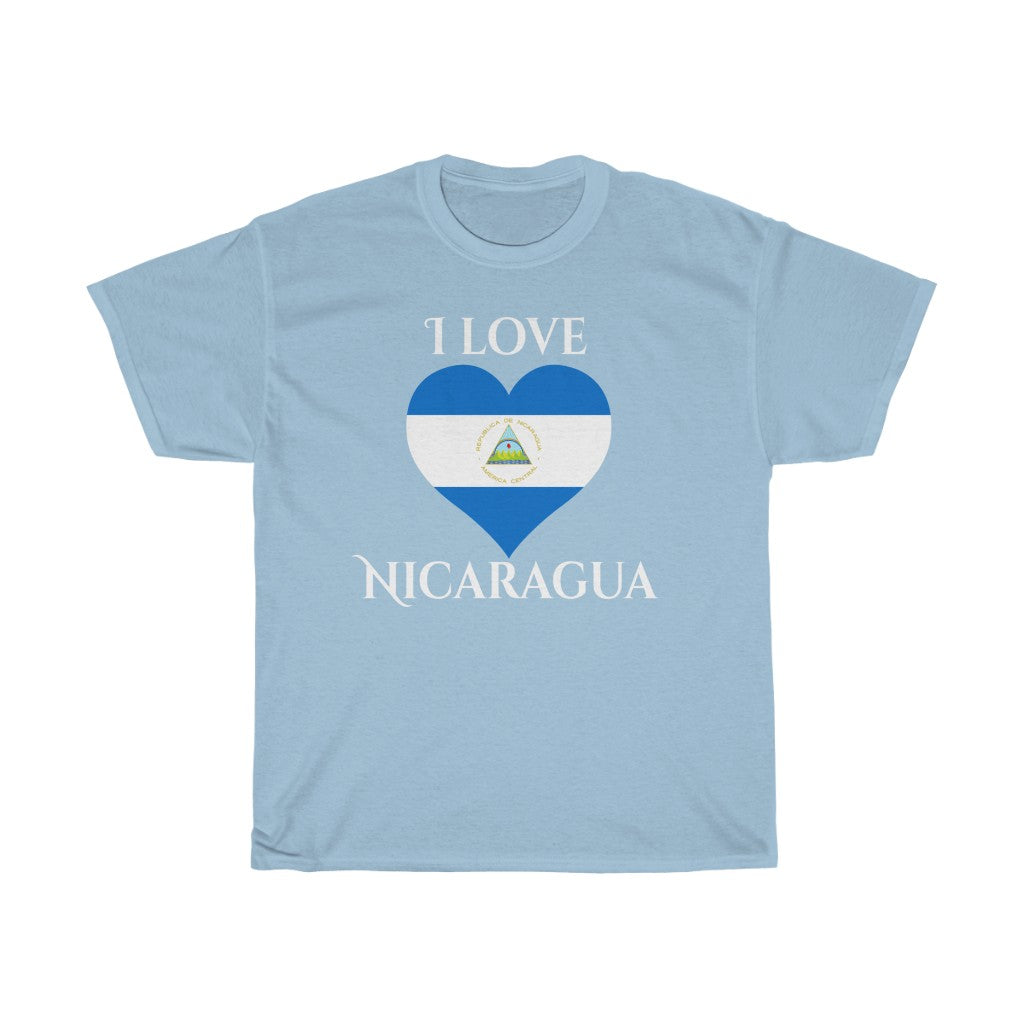 Nicaragua Heart Flag Standard Tee 2 - Unisex