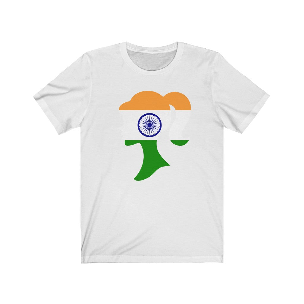 India Girl Flag Premium Tee - Unisex