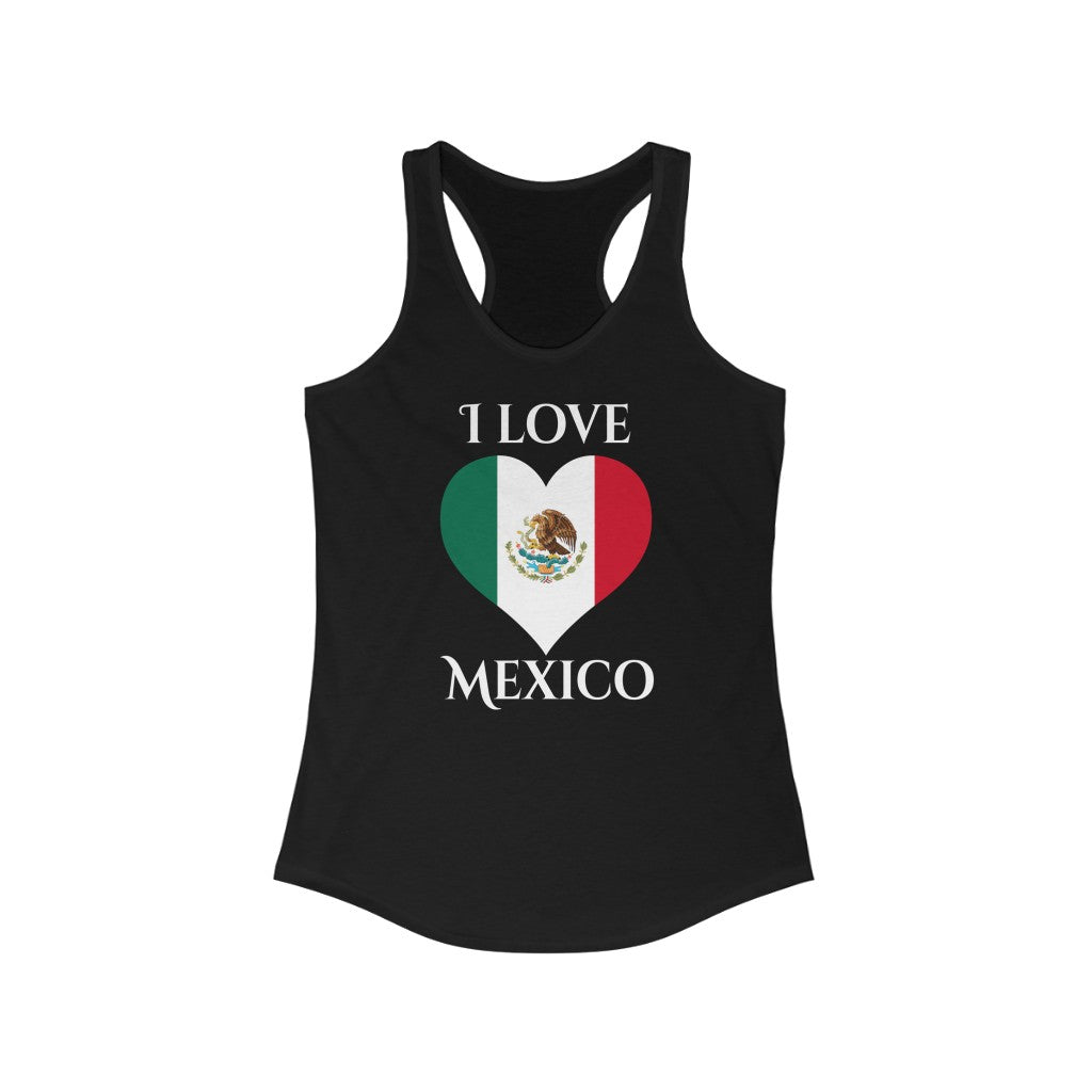 Mexico Heart Flag Tank 2 - Women