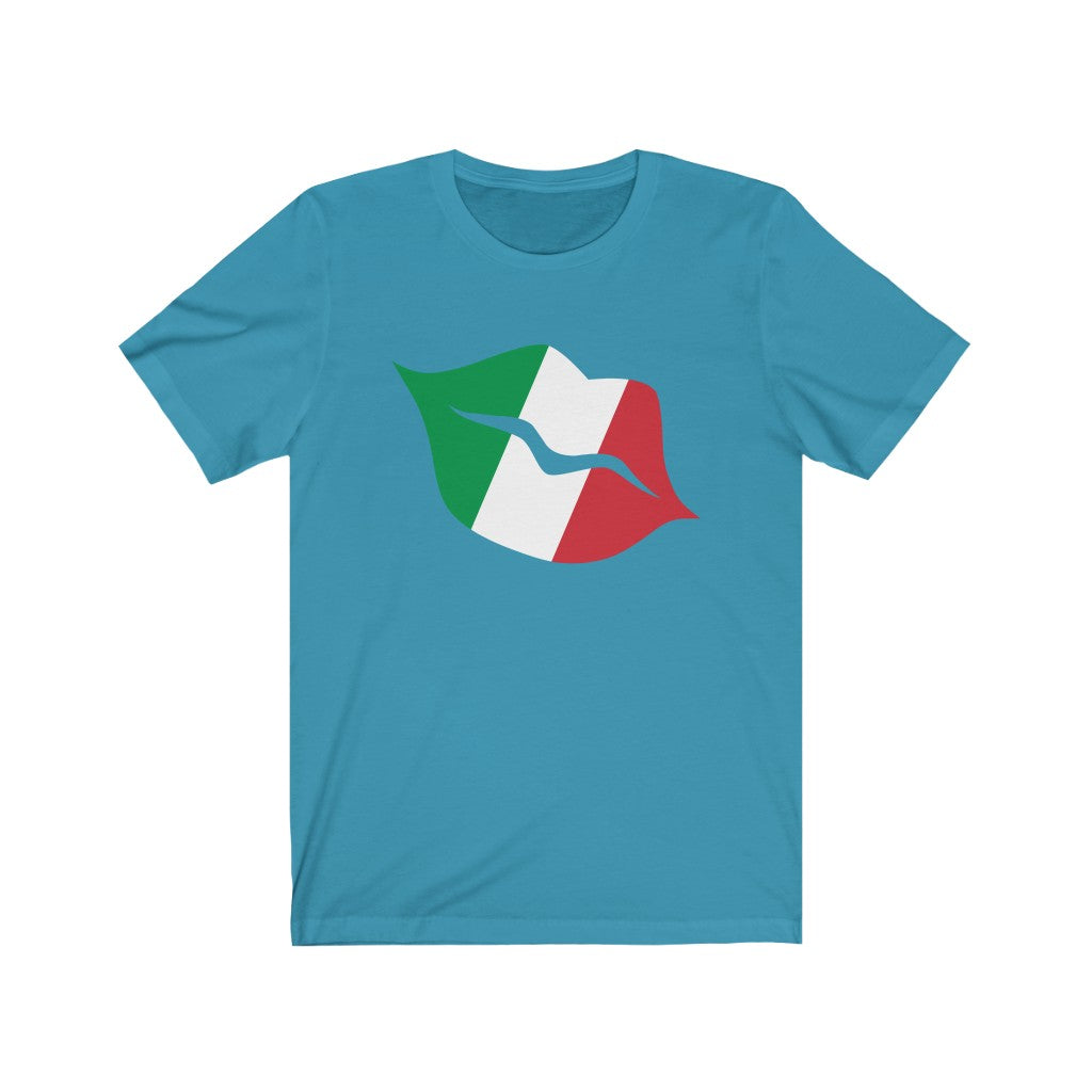 Italy Lips Flag Premium Tee - Unisex