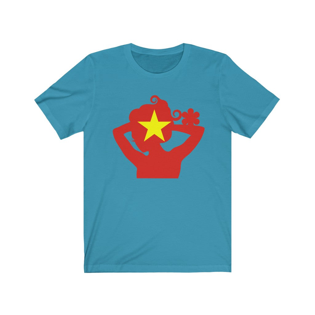 Vietnam Lady Flag Premium Tee - Unisex