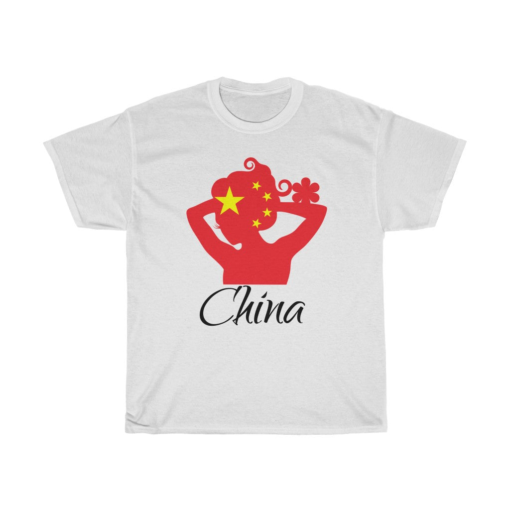 China Lady Flag Standard Tee 1 - Unisex