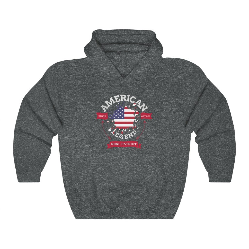 United States American Legend Flag Hoodie Sweatshirt 2 - Unisex