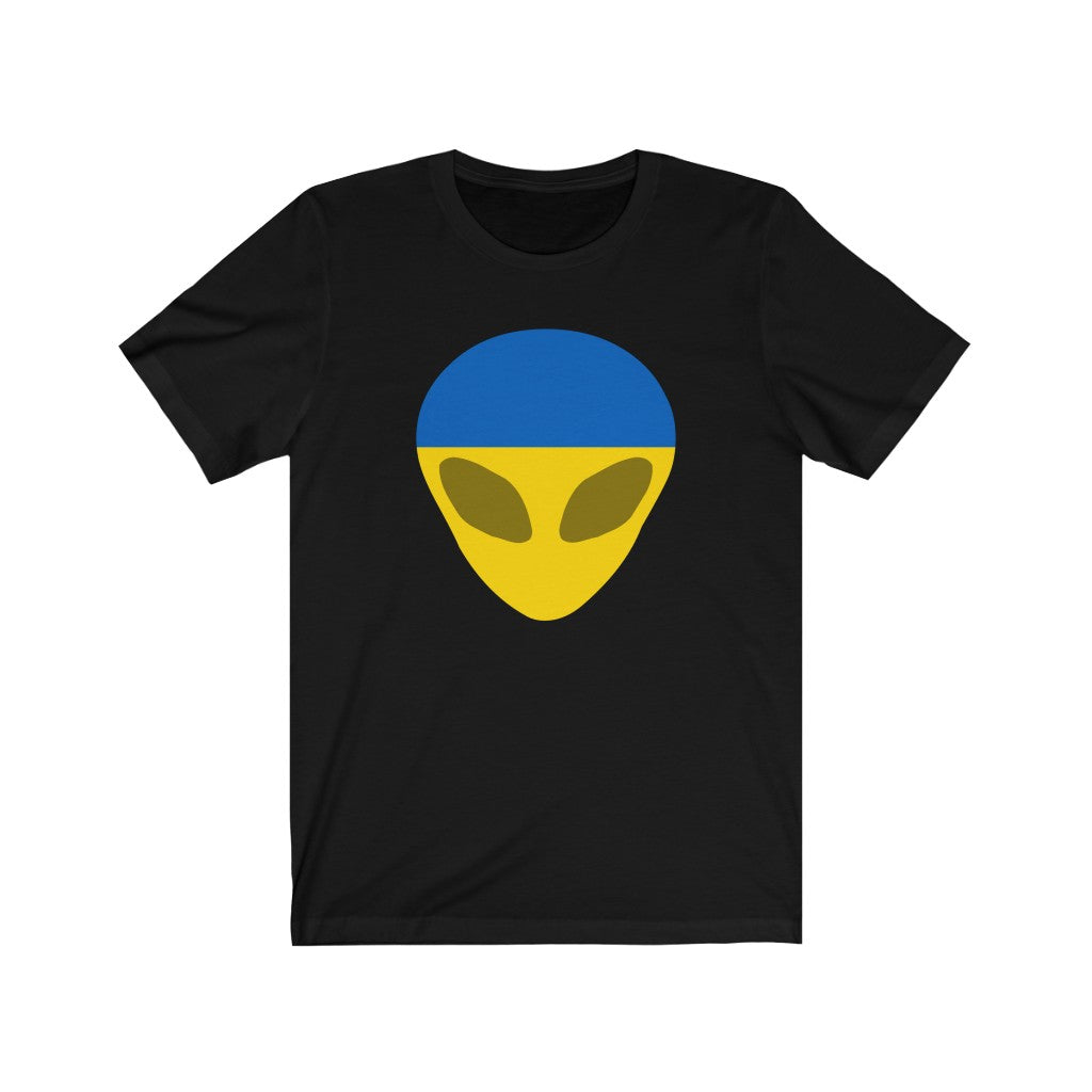 Ukraine Alien Flag Premium Tee - Unisex