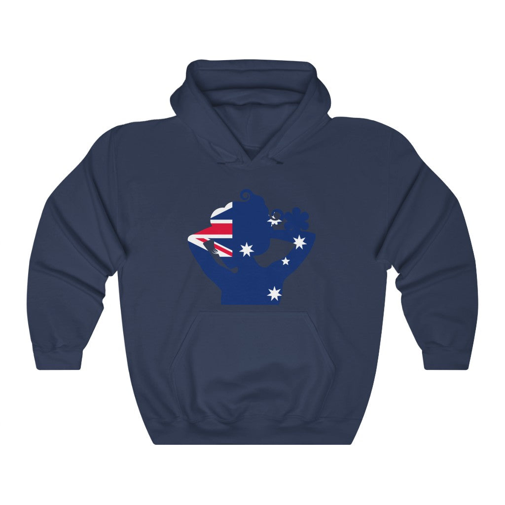 Australia Lady Flag Hoodie Sweatshirt - Unisex