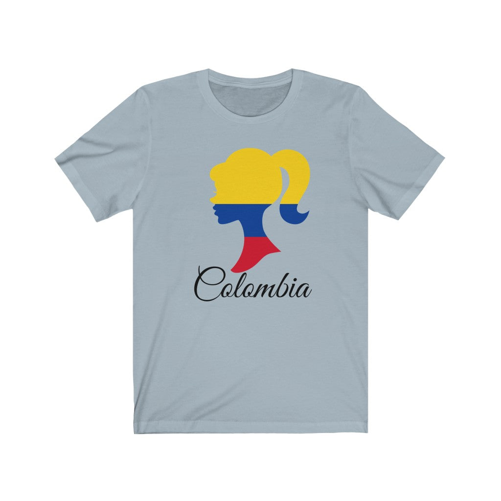 Colombia Girl Flag Premium Tee 1 - Unisex