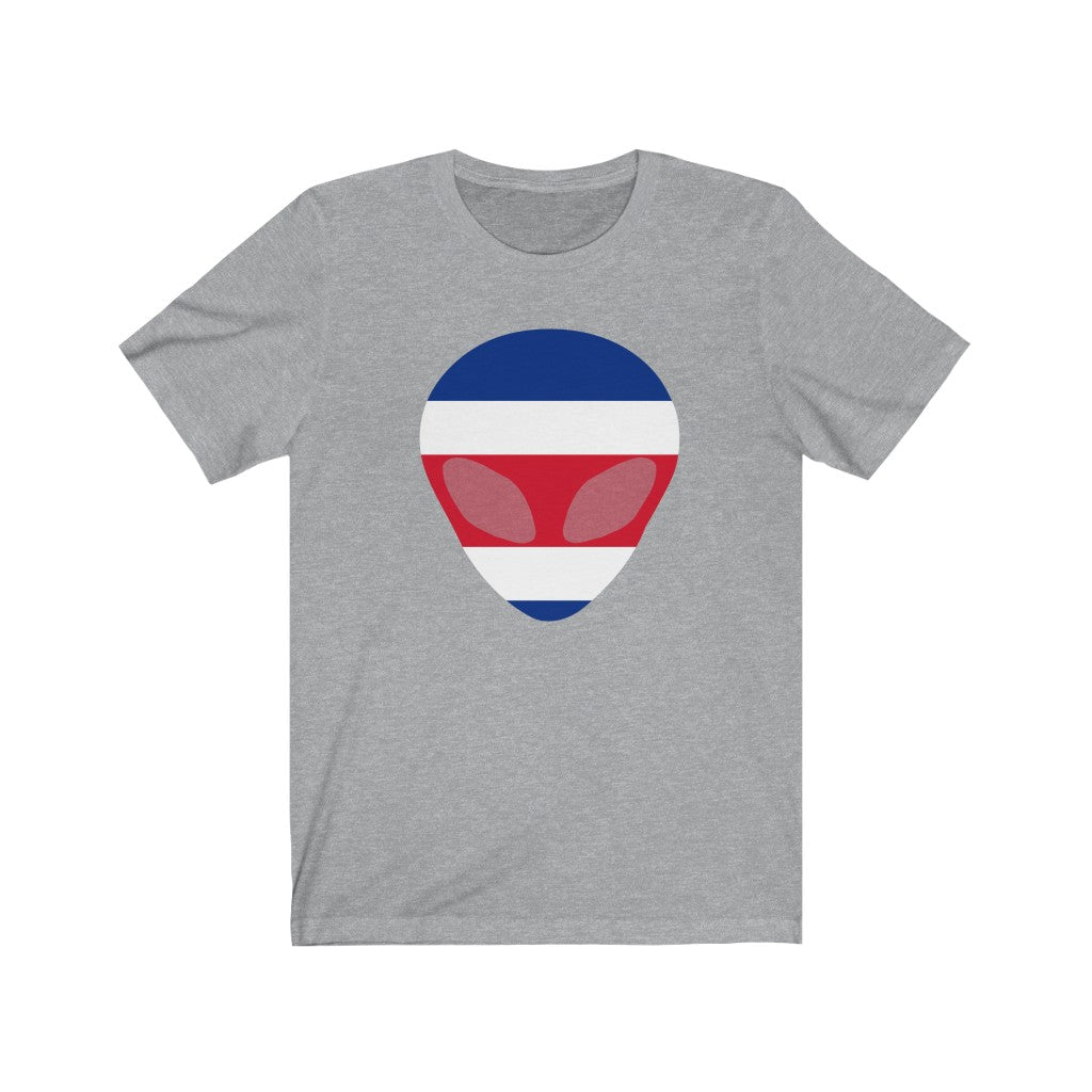Costa Rica Alien Flag Premium Tee - Unisex