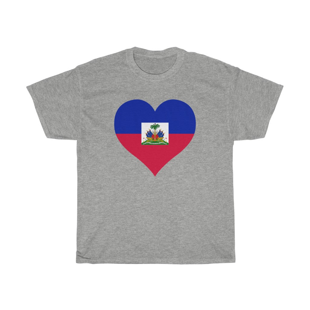 Haiti Heart Flag Standard Tee - Unisex