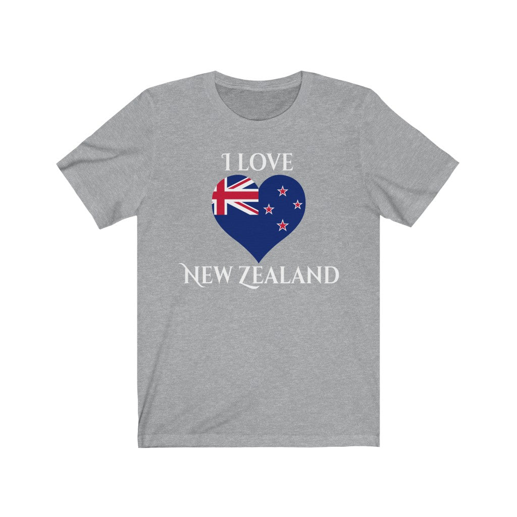 New Zealand Heart Flag Premium Tee 2 - Unisex