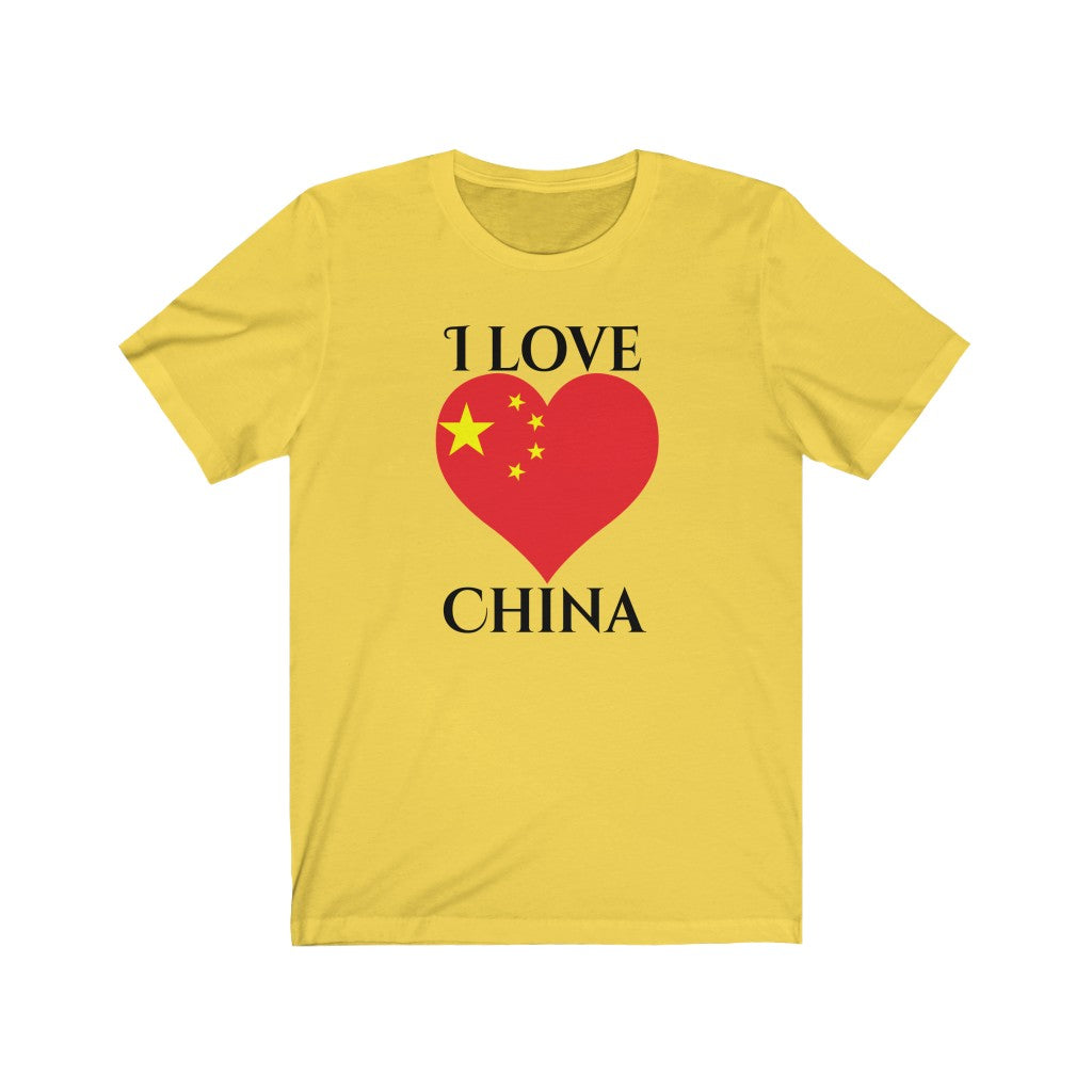 China Heart Flag Premium Tee 1 - Unisex