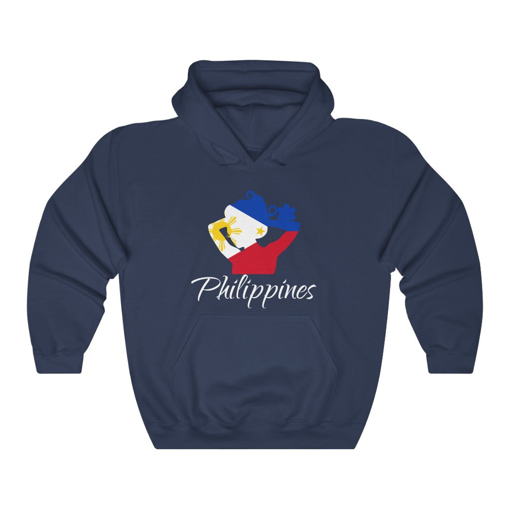 Philippines Lady Flag Hoodie Sweatshirt 2 - Unisex