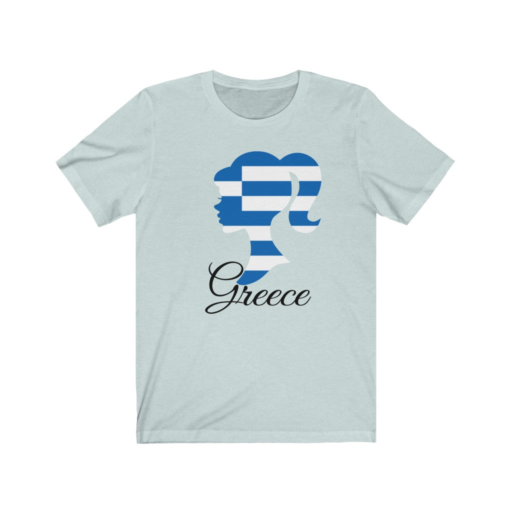 Greece Girl Flag Premium Tee 1 - Unisex
