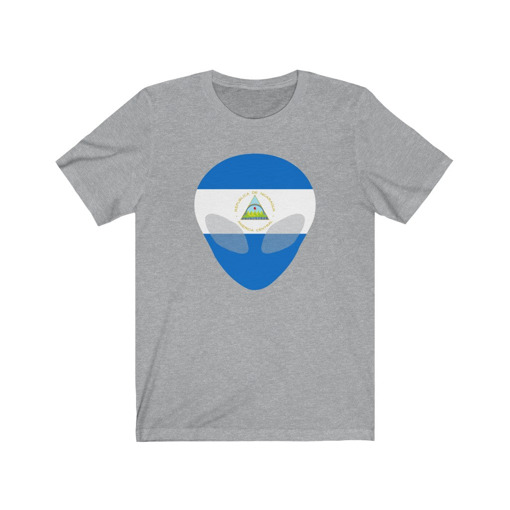 Nicaragua Alien Flag Premium Tee - Unisex