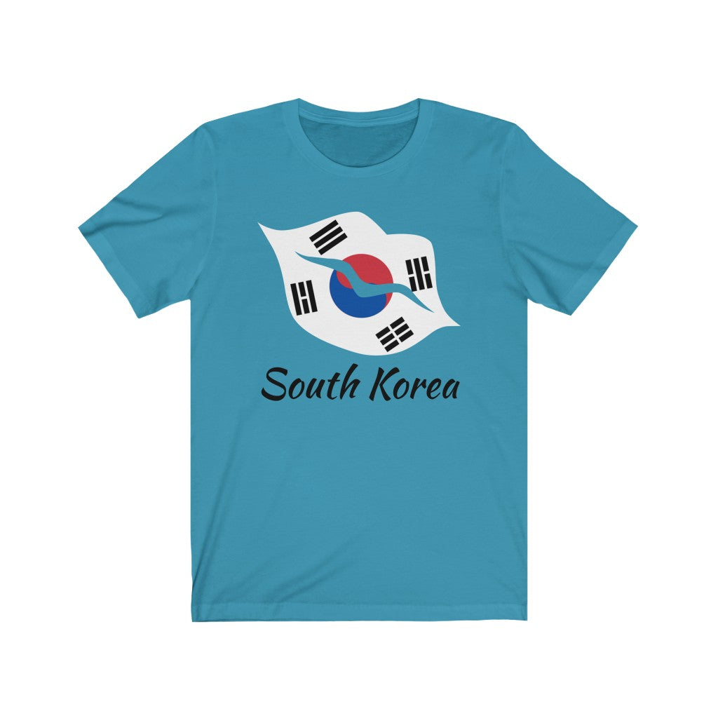 South Korea Lips Flag Premium Tee 1 - Unisex