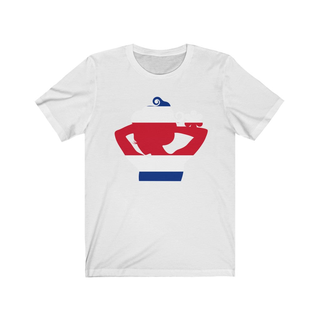 Costa Rica Lady Flag Premium Tee - Unisex