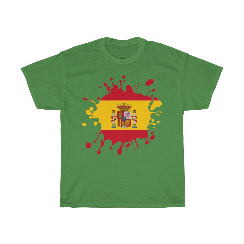 Spain Splat Flag Standard Tee - Unisex