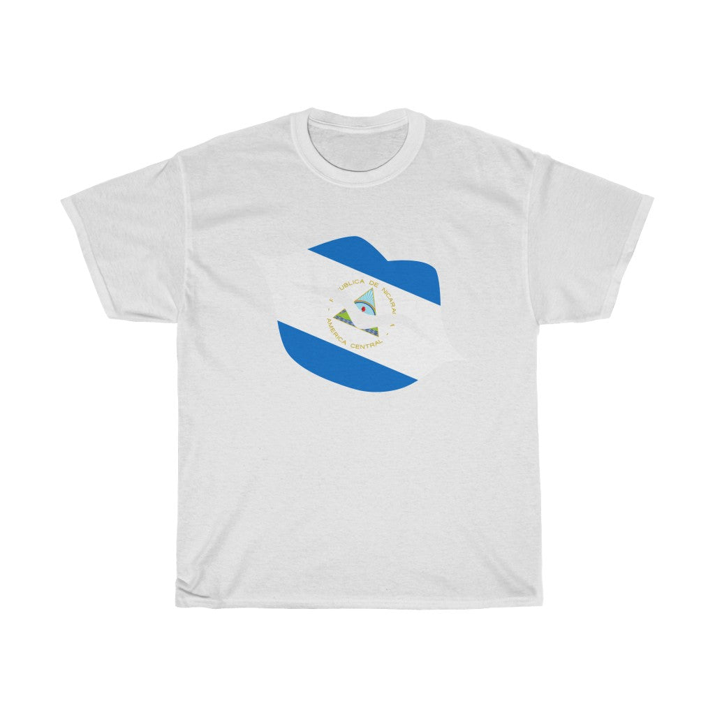 Nicaragua Lips Flag Standard Tee - Unisex