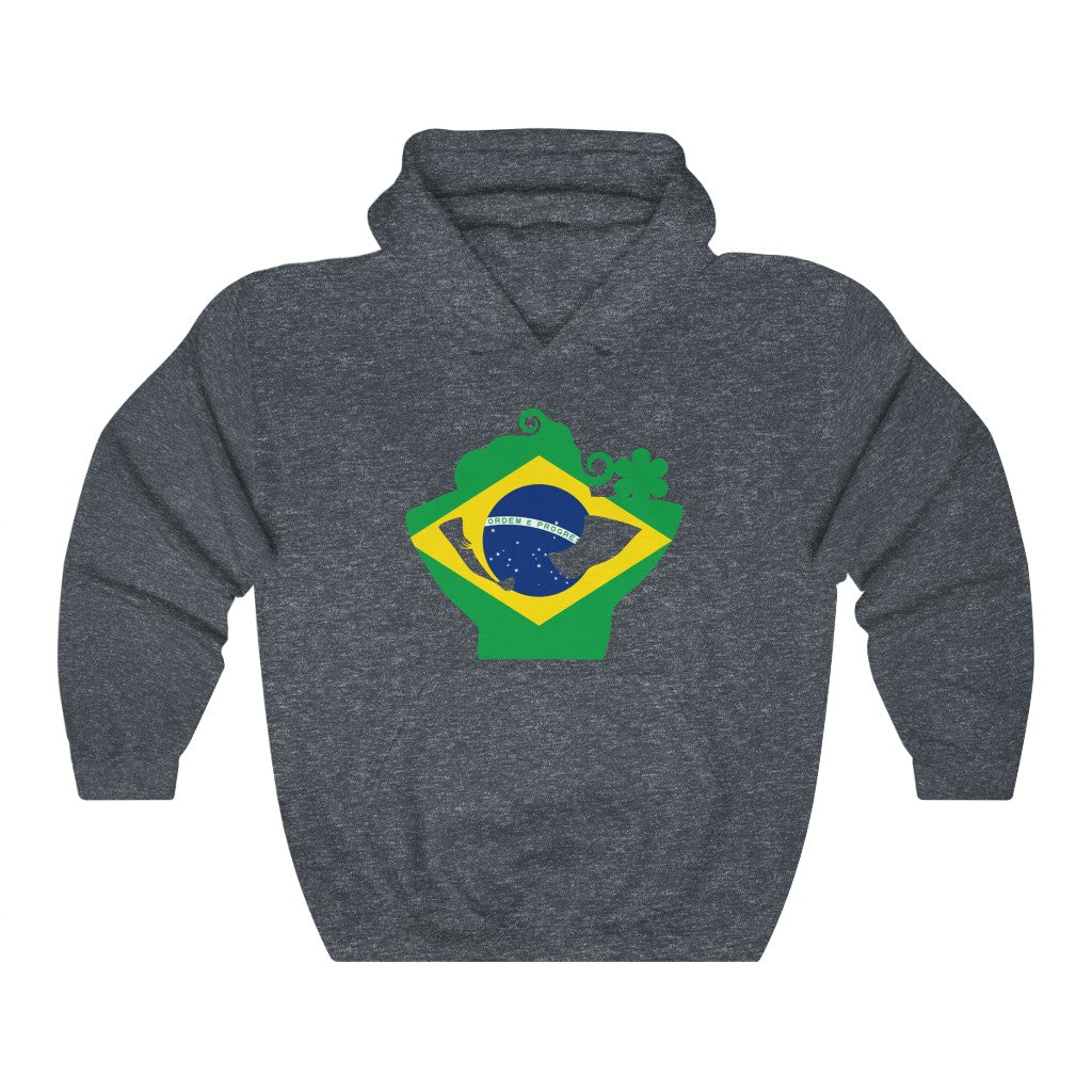 Brazil Lady Flag Hoodie Sweatshirt - Unisex