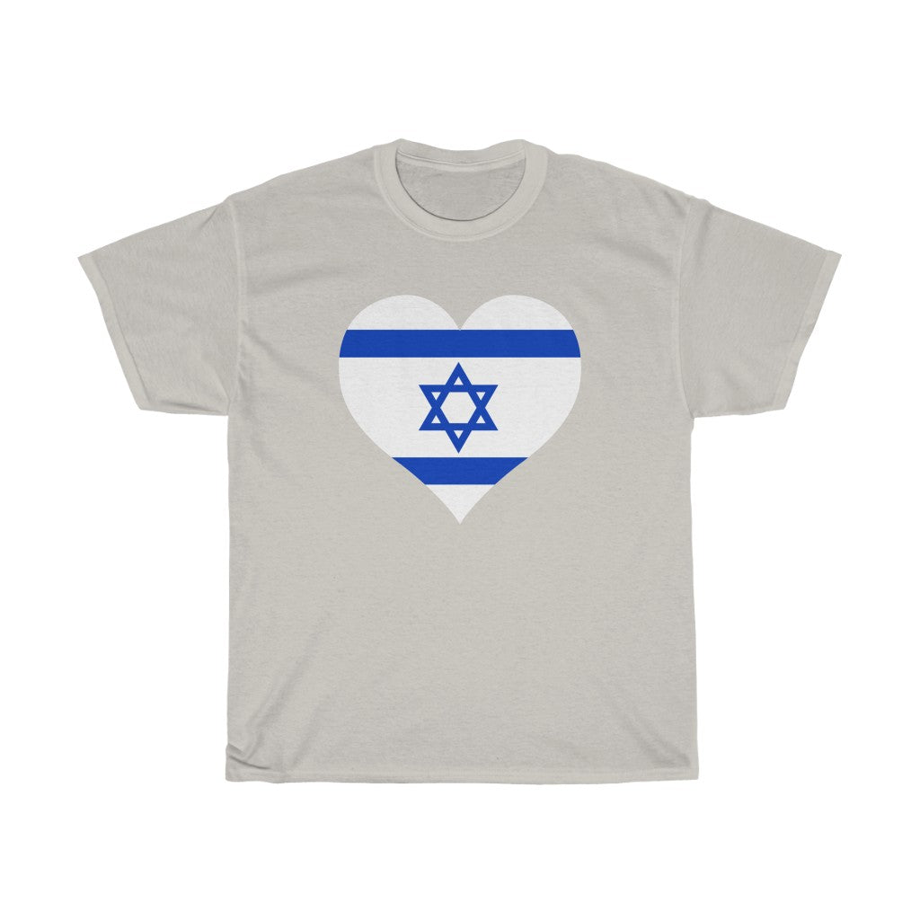 Israel Heart Flag Standard Tee - Unisex
