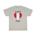 Peru Heart Flag Standard Tee 1 - Unisex