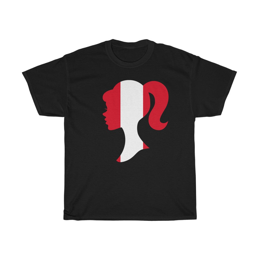 Peru Girl Flag Standard Tee - Unisex