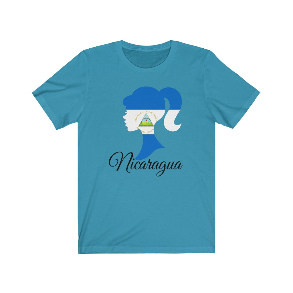 Nicaragua Girl Flag Premium Tee 1 - Unisex