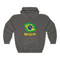 Brazil (Beijos) Lips Flag Hooded Sweatshirt 1a - Unisex