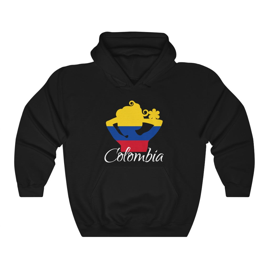 Colombia Lady Flag Hoodie Sweatshirt 2 - Unisex