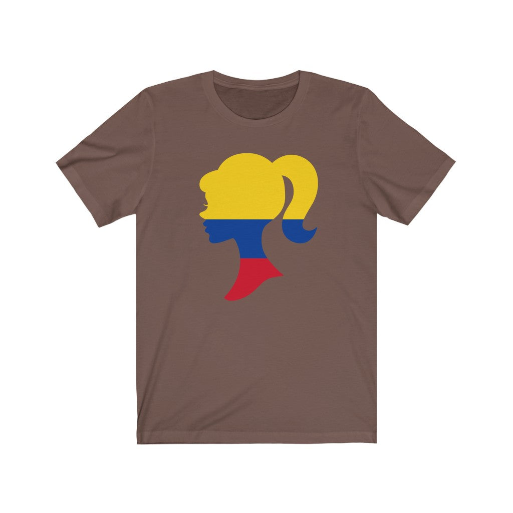 Colombia Girl Flag Premium Tee - Unisex