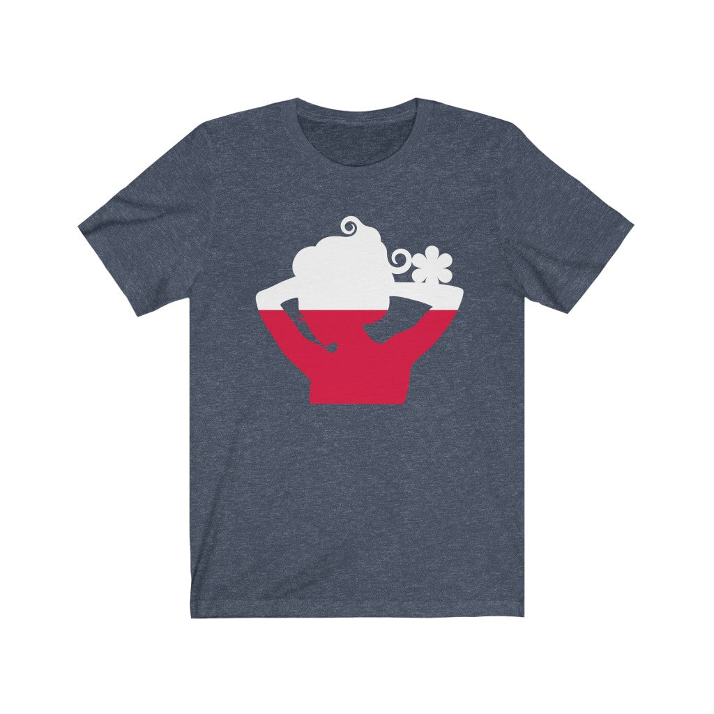 Poland Lady Flag Premium Tee - Unisex
