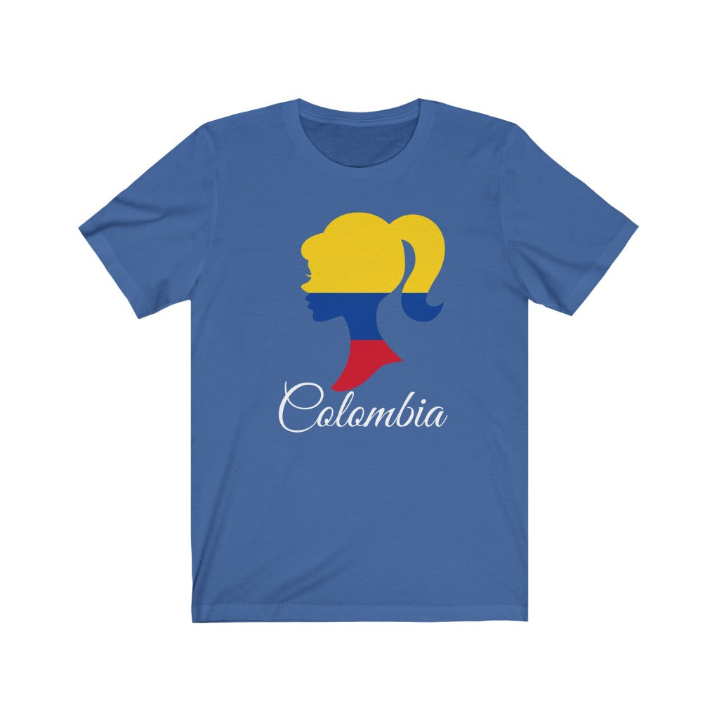 Colombia Girl Flag Premium Tee 2 - Unisex