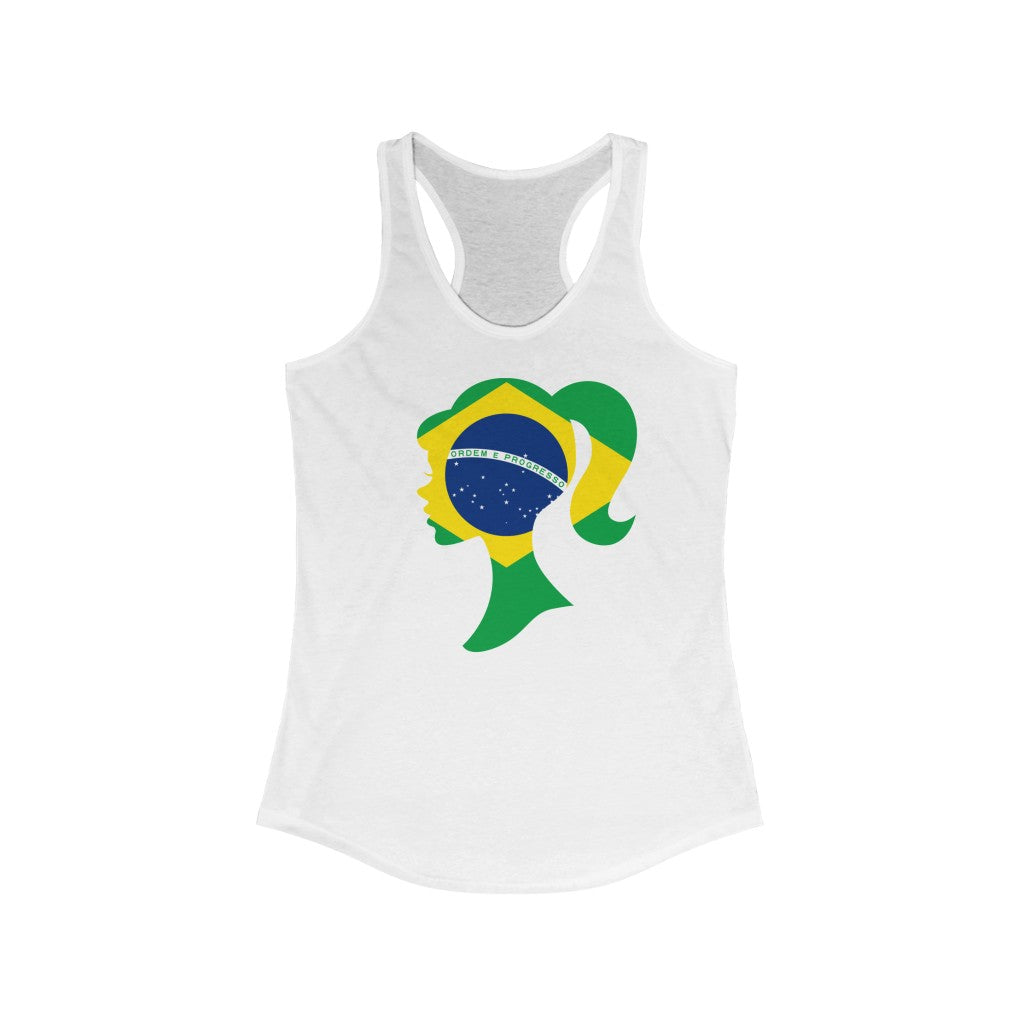 Brazil Girl Flag Tank - Women