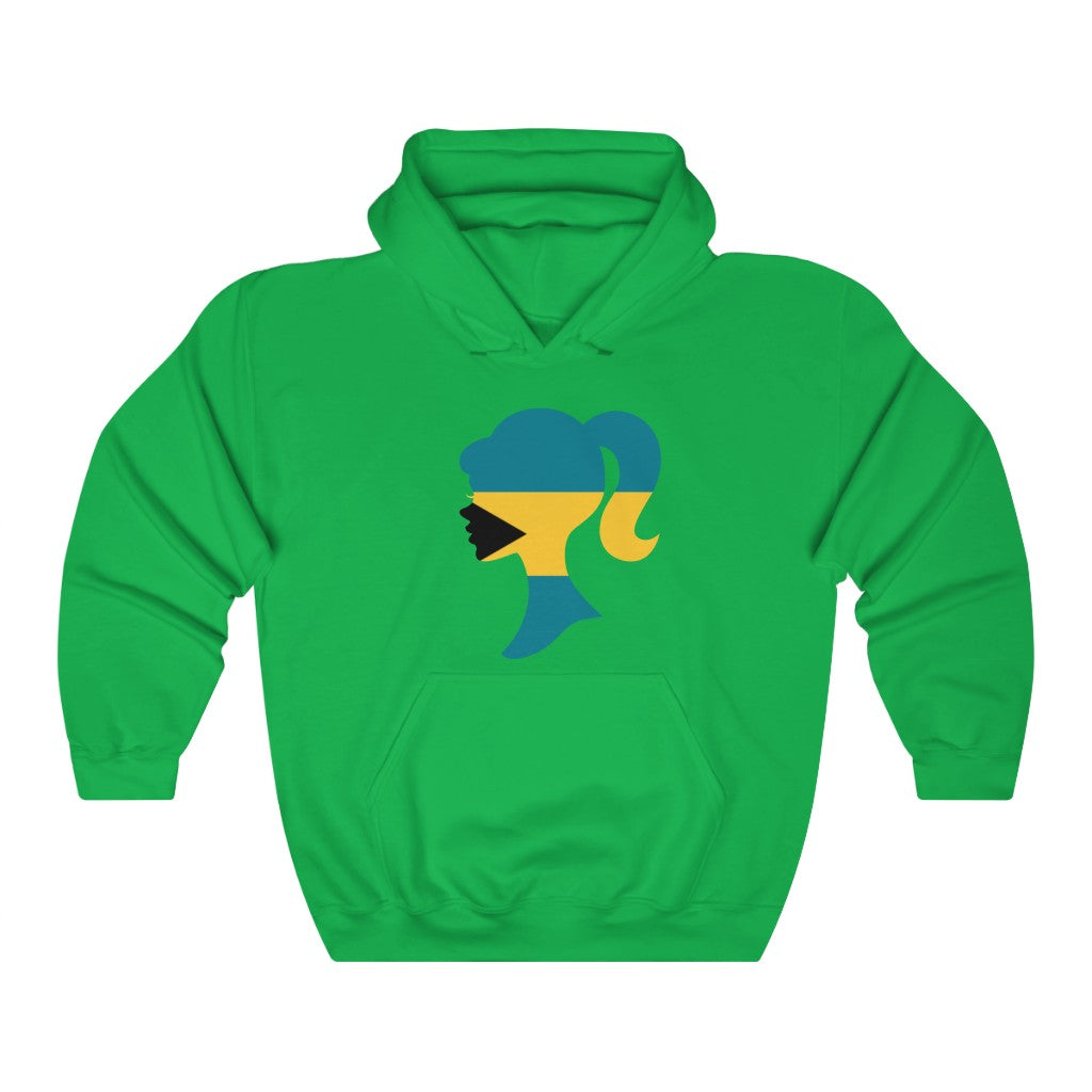 Bahamas Girl Flag Hoodie Sweatshirt - Unisex