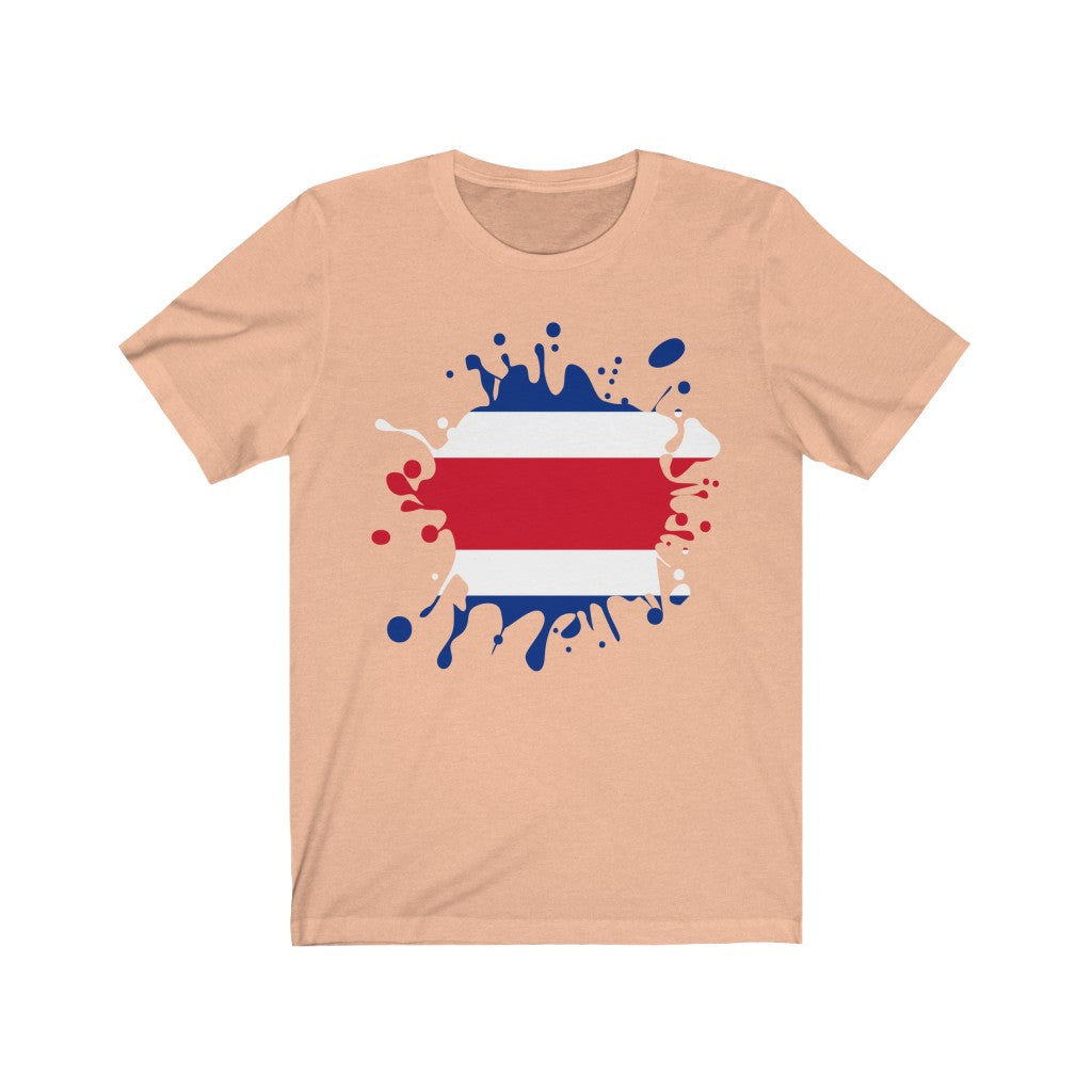 Costa Rica Splat Flag Premium Tee - Unisex