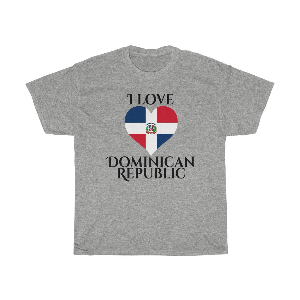 Dominican Republic Heart Flag Standard Tee 1 - Unisex