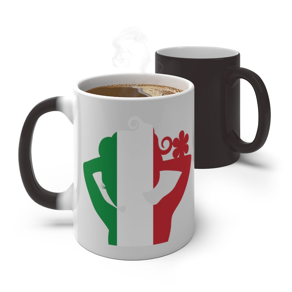 Italy Lady Color Changing Mug