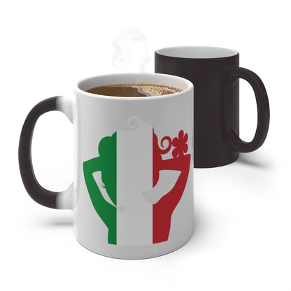 Italy Lady Color Changing Mug