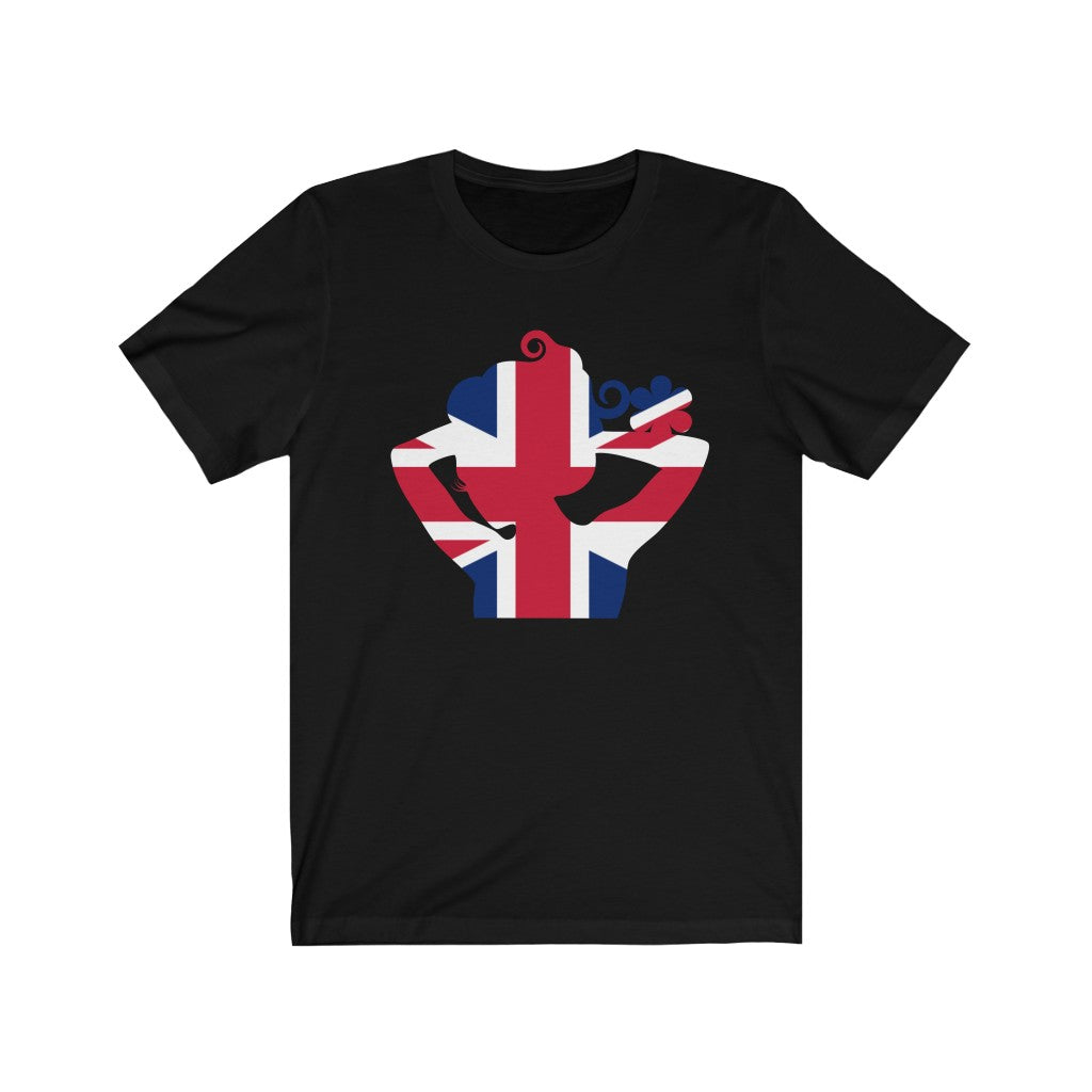 United Kingdom Lady Flag Premium Tee - Unisex