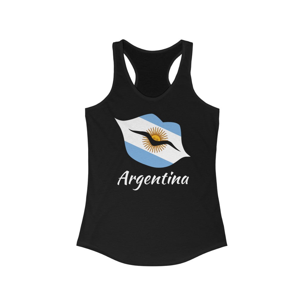Argentina Lips Flag Tank 2 - Women