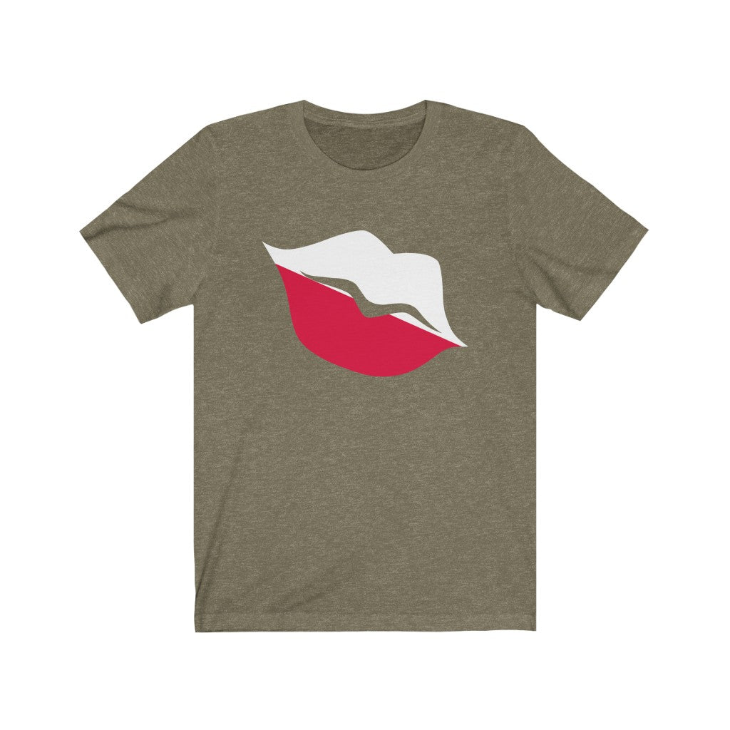 Poland Lips Flag Premium Tee - Unisex