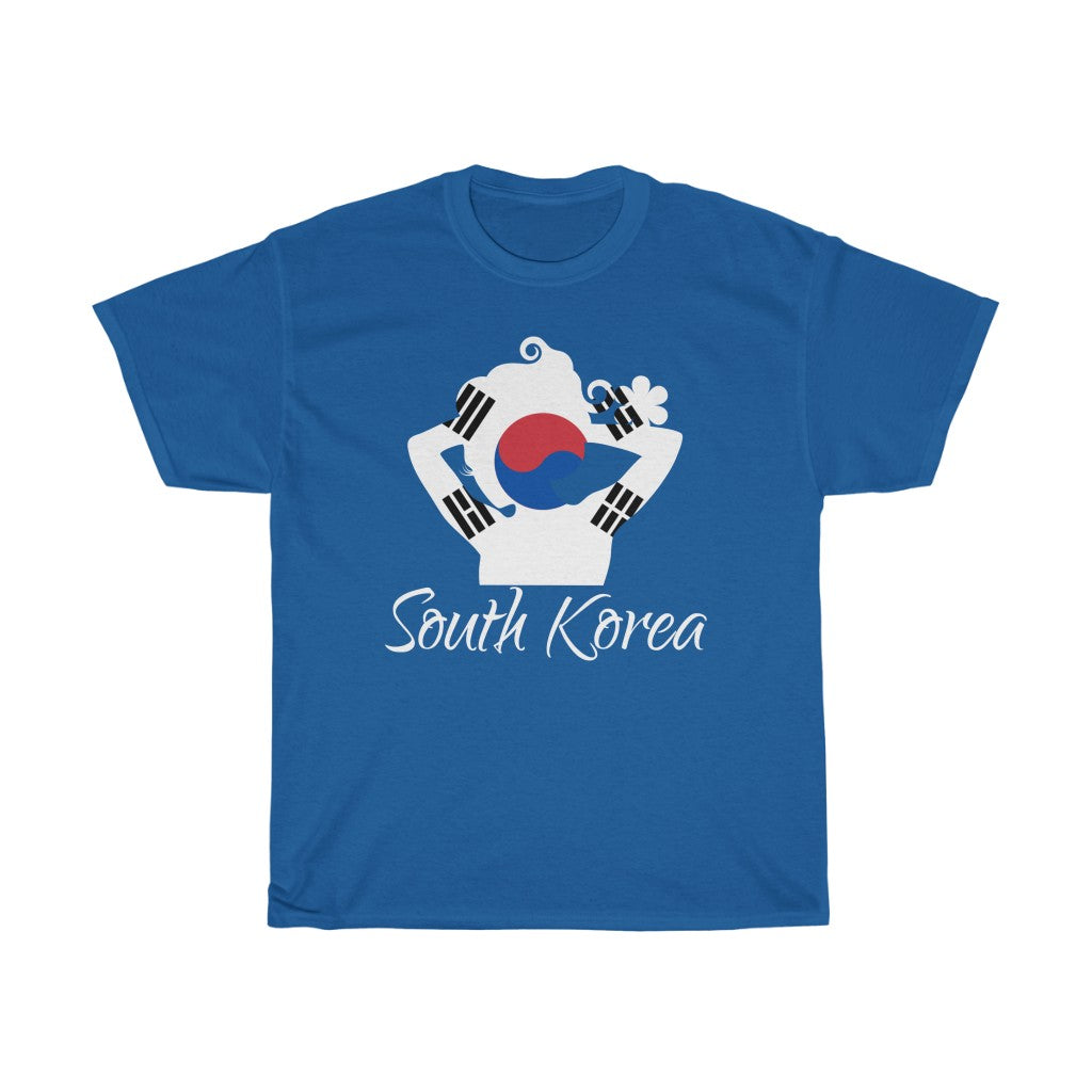 South Korea Lady Flag Standard Tee 2 - Unisex