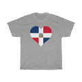 Dominican Republic Heart Flag Standard Tee - Unisex
