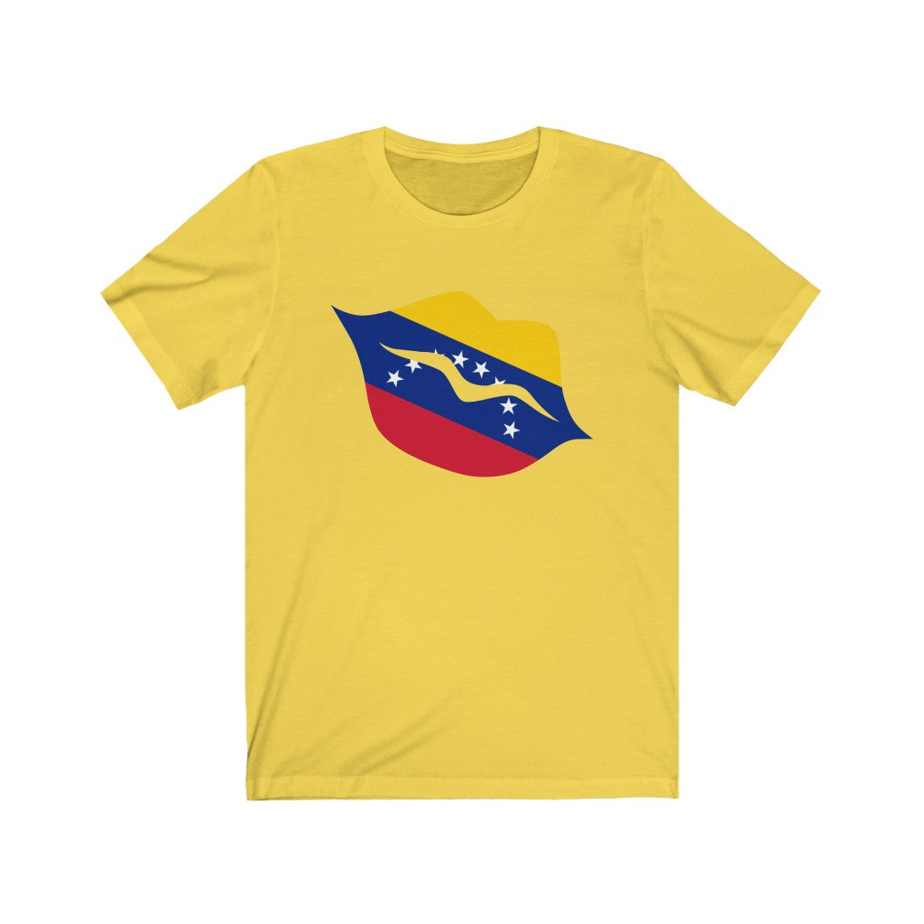 Venezuela Lips Flag Premium Tee - Unisex